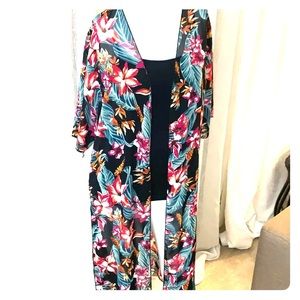 Floral Kimono Style Duster